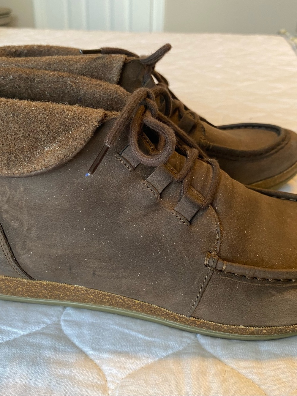 Stegmann Women's Baden Leather Boot in Vintage Tobacco color, size 9